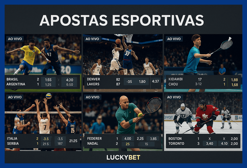 Aposte em apostas esportivas no cassino online LUCKYBET
